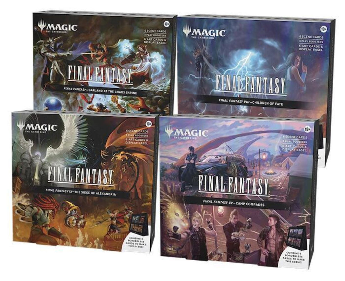 Magic the Gathering: Final Fantasy Holiday Scene Box [Set of 4]