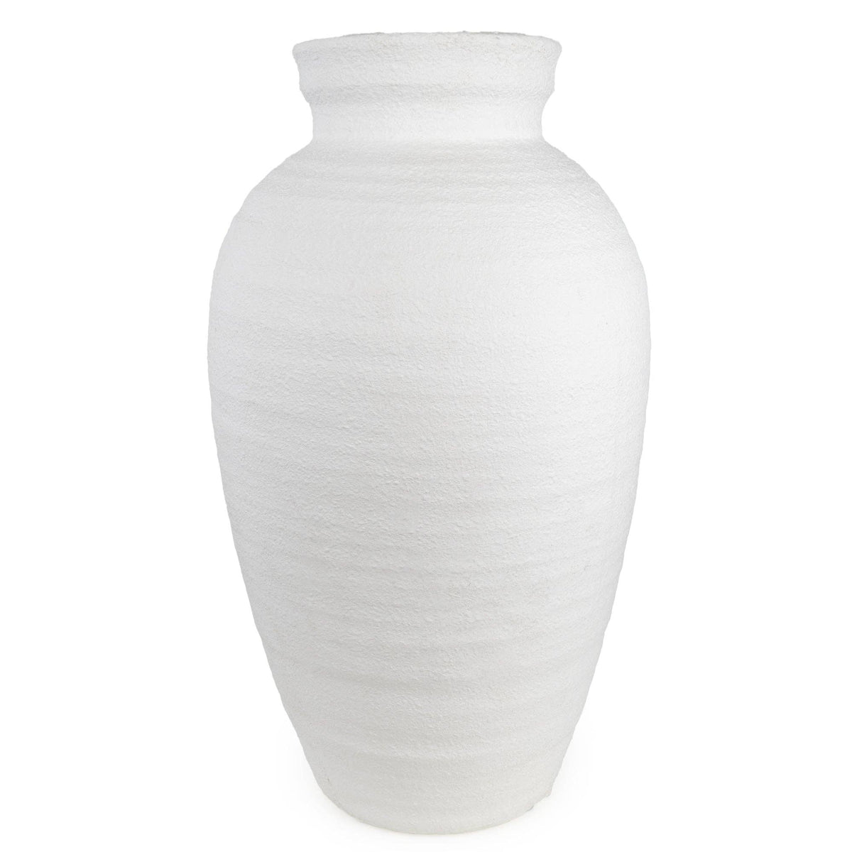 Candlelight Products White Ceramic Traditional Vase 47cm